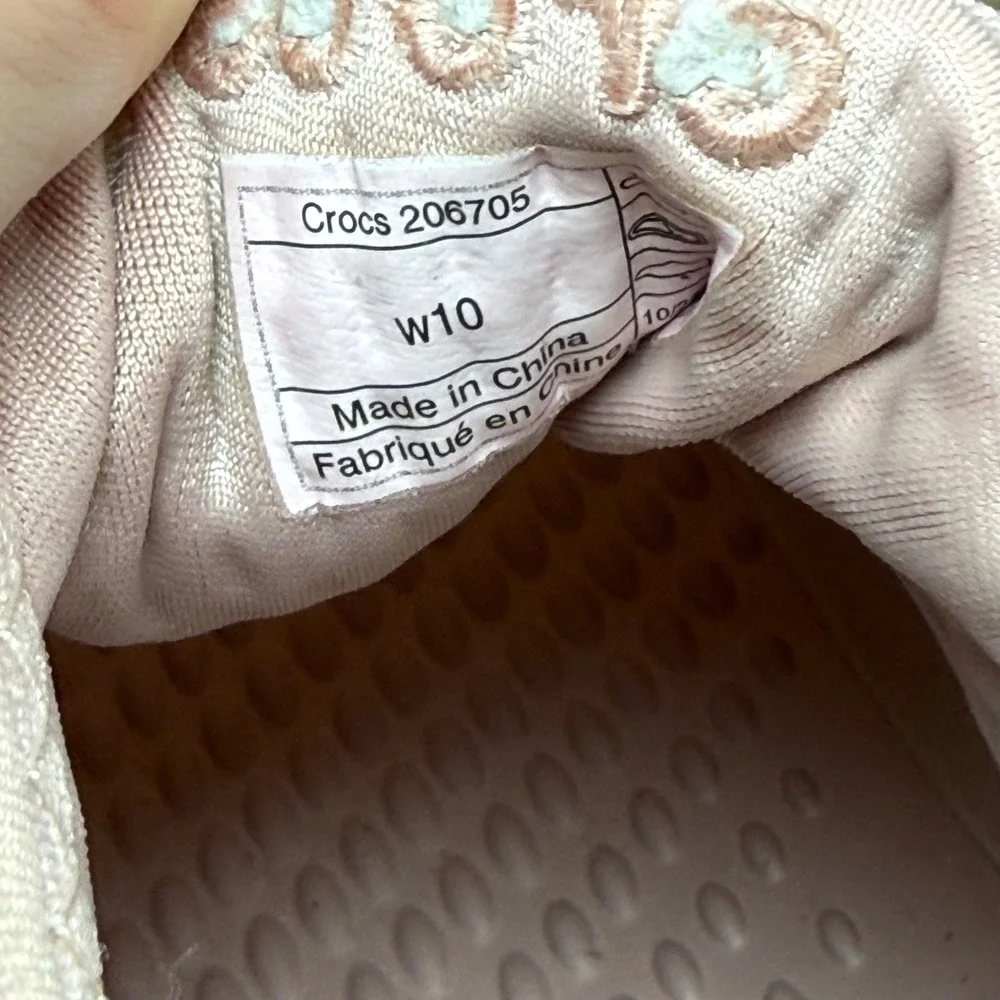 Crocs LiteRide 360 Pacesetter Women's 10 Pink Breathable Sneakers Athleisure